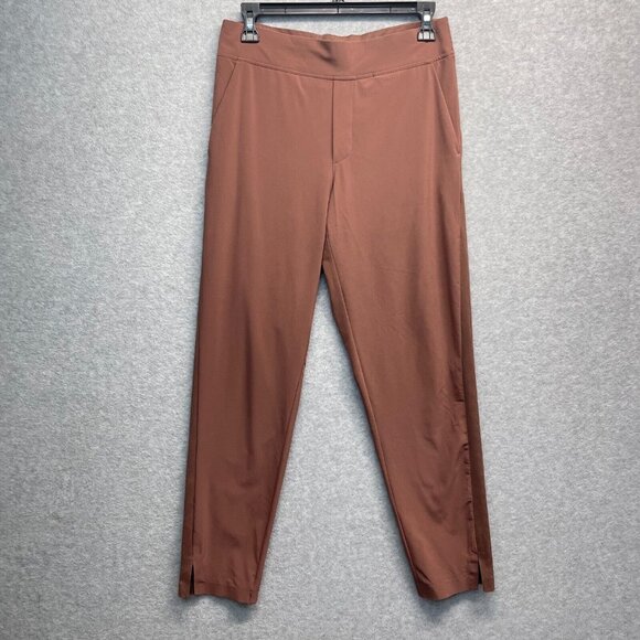Athleta Brooklyn Ankle Pants Womens 2 Pink‎ Pull On Stretch Lightweight - Picture 1 of 12
